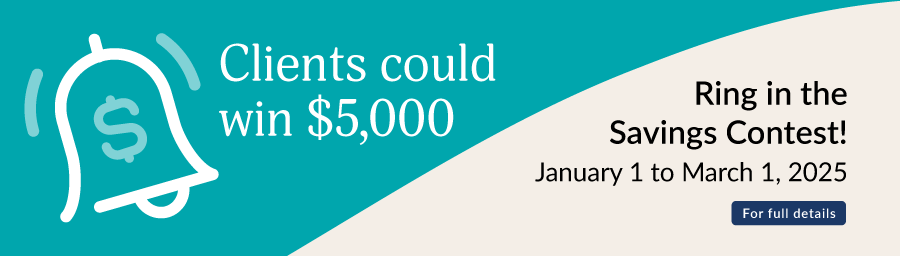 You could win $5,000 in Equitable’s Ring in the Savings Contest!